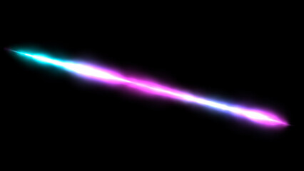Abstract blurred magic laser . Stripes space flowing and vibrant dynamic, fiery color gradients on a black background. Led energy design featuring vibrant fiery color.