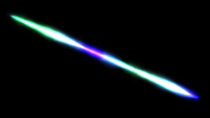 Abstract blurred magic laser . Stripes space flowing and vibrant dynamic, fiery color gradients on a black background. Led energy design featuring vibrant fiery color.