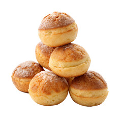 aebleskiver on isolated white background png