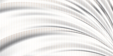 Grey and white abstract background vector, cover design template, Silver Curve vector, business flyer layout, wallpaper.