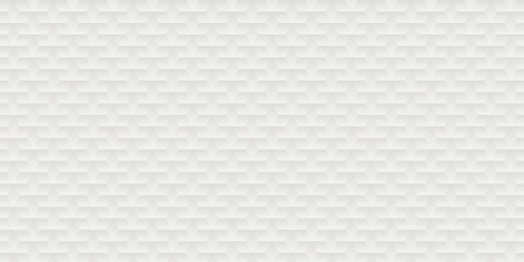 Abstract white cube grid polygon decoration block hexagon geometric texture background. block construction surface cubic wall square creative business texture background.