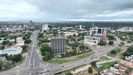 Orapa house building at the Gaborone city centre in Botswana, Africa