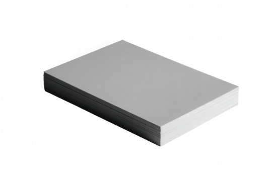 Blank white card stack mockup