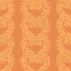 Vintage Spiral Ornament Seamless Pattern