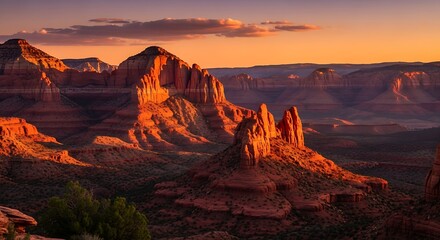 Naklejka premium grand canyon sunrise