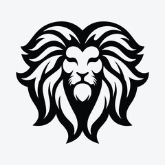 Fototapeta premium Lion Head Logo Vector Design