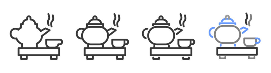 The Ultimate tradition Styles with Variations Line of icon set vector illustration