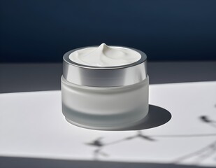 Luxury skincare cream in a sleek jar for radiant skin and youthful glow, a timeless beauty essential