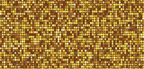 gold glitter glowing mosaic background nightclub tiled wall