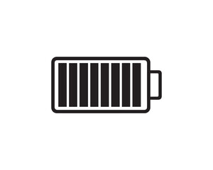 Battery full icon vector design illustration.