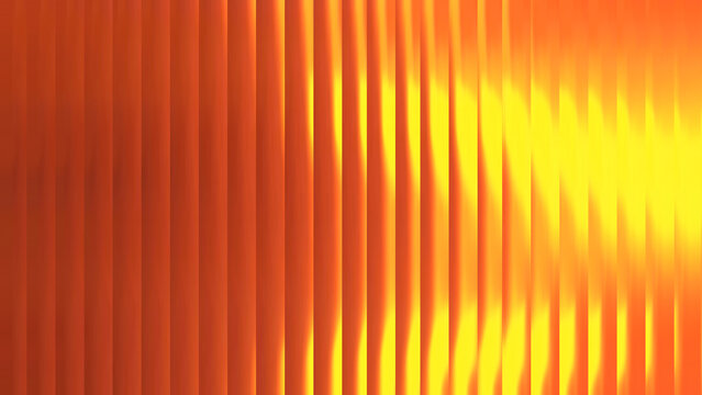 Abstract glowing vertical lines creating dynamic fiery glass pattern illustration