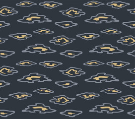 Japanese Art Cloud Vector Seamless Pattern