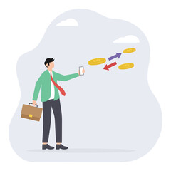 Using  bank Application PNG File On Transparent Background 