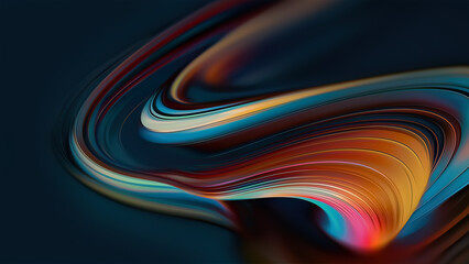 Colorful Swirling Patterns Create an Abstract Background Design
