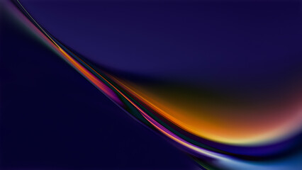 Dynamic Abstract Background With Flowing Colors in Dark Tones