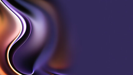 Colorful Abstract Waves Blend Smoothly in a Stunning Background