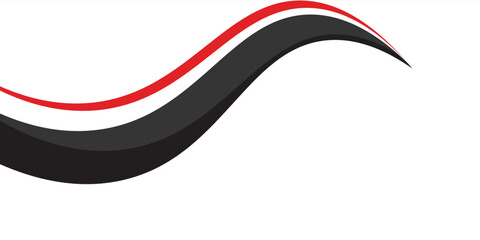abstract black red dynamic curve background. vector illustration eps10