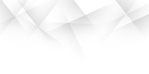 Gray and white diagonal line architecture geometry tech background. modern design line geometric background with copy space. Abstract paper plane shape of business texture background Template design.	