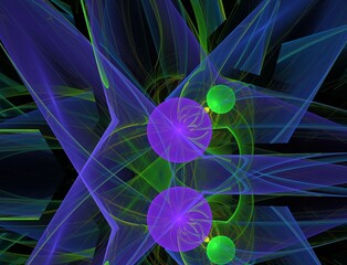 Imaginatory fractal abstract background Image