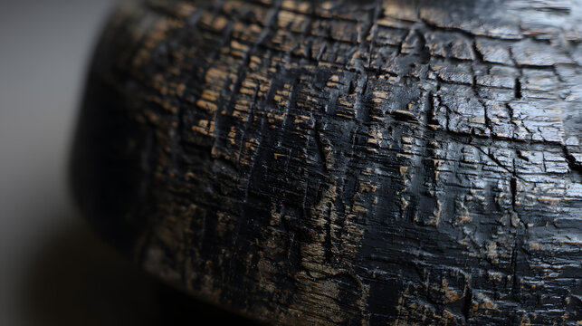 kungfu. Close-up of a worn wooden Wing Chun dummy with impact marks and patina. bar promotions, beverage menus, designed for food & beverage menus and cafe branding.