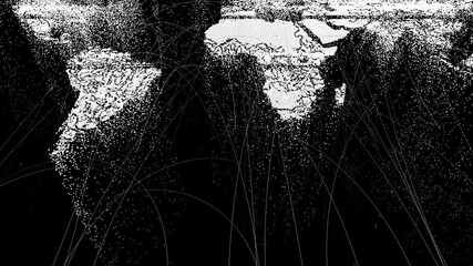 Animated world map displays business network trading data connections - Powered by Adobe