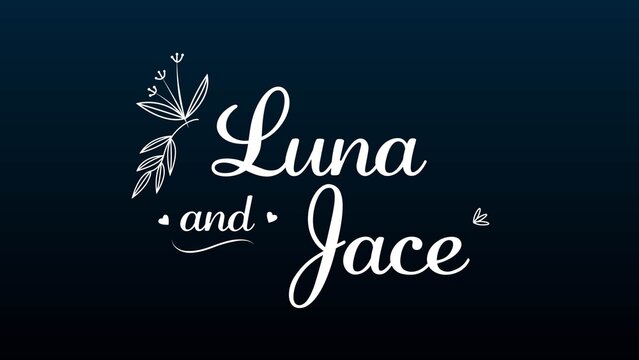 Elegant Wedding Title