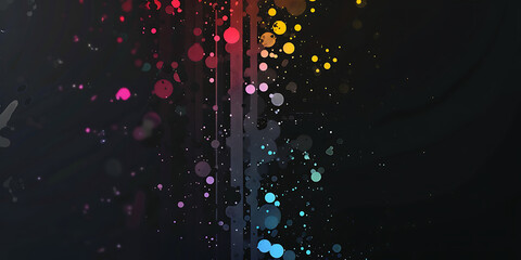 Abstract Colorful Digital Particles Background Vibrant Pixel Texture Modern Tech Graphic Design