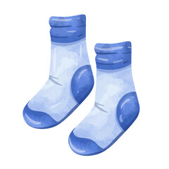 Sock vector illustration, hand drawn watercolor painting style, sock clip art, socks clip art, clip art of socks