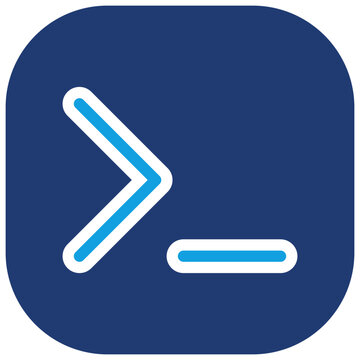 Programming Blue Color Icon
