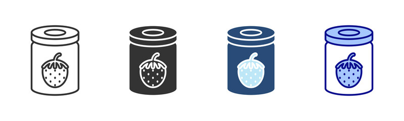 Jam Icon Set. Designed In Multi Style