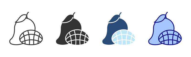 Mango Icon Set. Designed In Multi Style