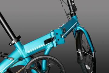 Folding bicycle frame.