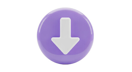 Arrow isolated on transparent background