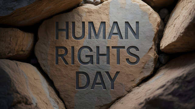 Honor human rights day with this powerful stone carving to promote justice now