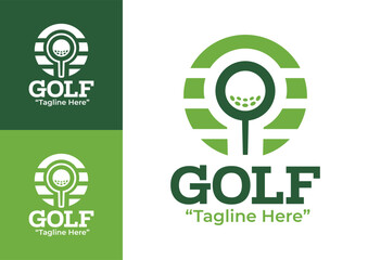 Golf Logo Modern and Sleek Sports Identity
