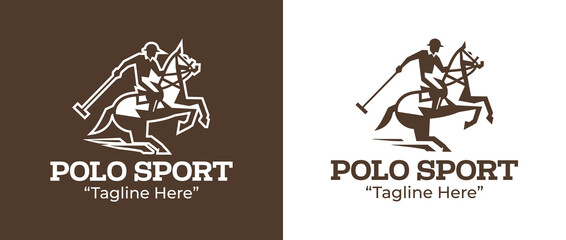 Polo Sport Logo Bold and Strong Identity for Tournaments