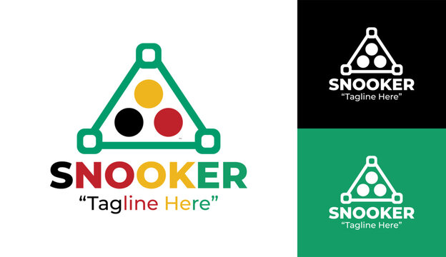 Snooker Logo Bold and Strong Emblem for Competitions