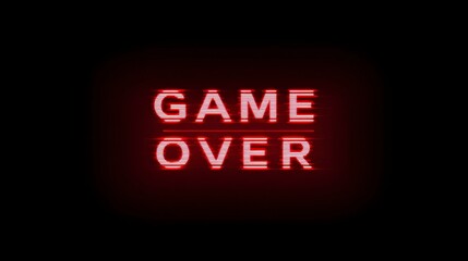 Red background with an illuminated 3D neon open sign symbol, ideal for a night bar business or sale concept illustration