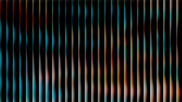Cinematic dark stripe background, subtle wavy gradient lines vector texture for music visuals and sleek layouts