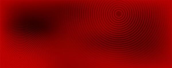 Red abstract circle background with dynamic shapes composition modern abstract design illustration
