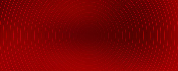Red abstract circle background with dynamic shapes composition modern abstract design illustration