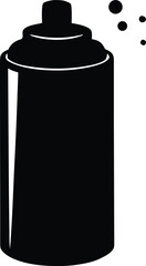 DIY paint can vector graphic, symbol for home improvement, crafts, or restoration projects