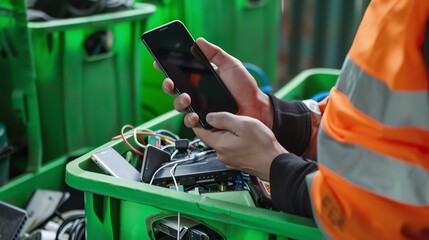 Recycling electronic waste for a sustainable future.