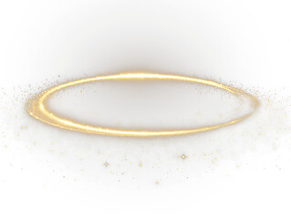 This glowing golden halo features a bright circular shape with soft edges. It creates a magical aura, perfect for enhancing designs or creating a mystical feel in artwork or projects.
