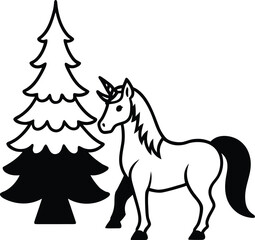 horse vector illustration