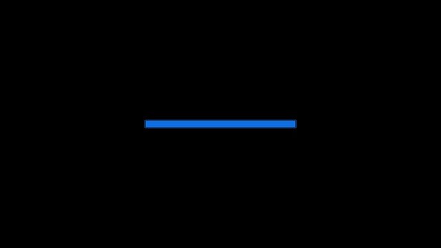 Abstract loading icon animation . Loading bar and percentage Futuristic progress loading bar 0-100 percent. Colorful and Pastel Colored Loading Progress Bar. Motion graphics of loading concept.