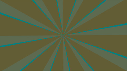 Olive-green radial burst background with teal rays, creating a bold and dynamic abstract design ideal for posters, banners, and modern digital artwork.