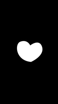 transition from scribble rope to love object motion video