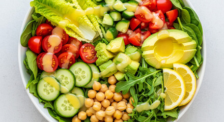 Vibrant Fresh Salad Bowl
