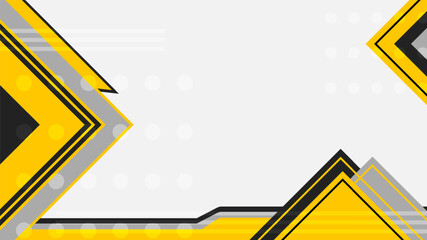 Modern abstract background with yellow black and grey geometric shapes for business